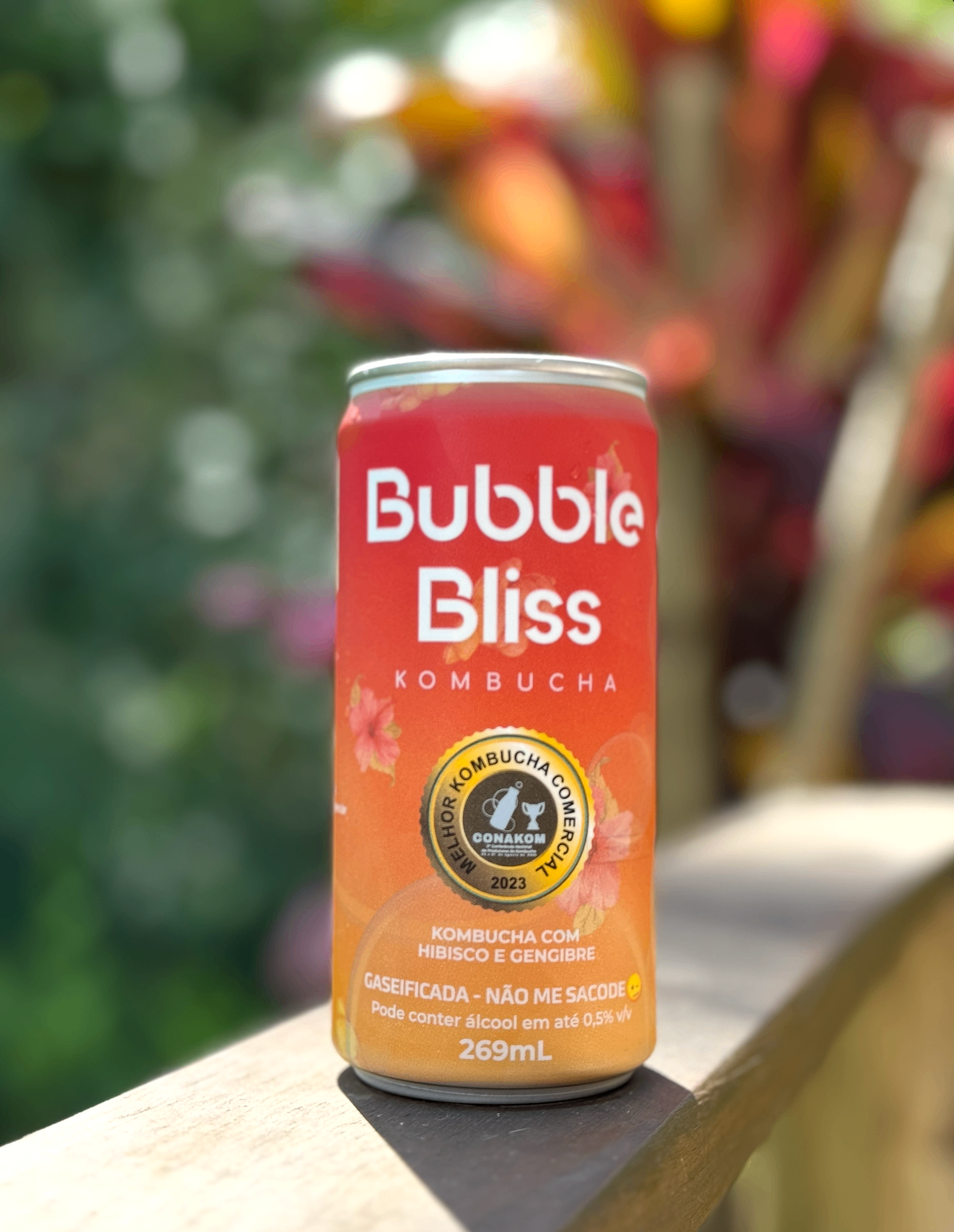 Lata Bubble Bliss Hibisco e Gengibre premiada CONAKOM 2023